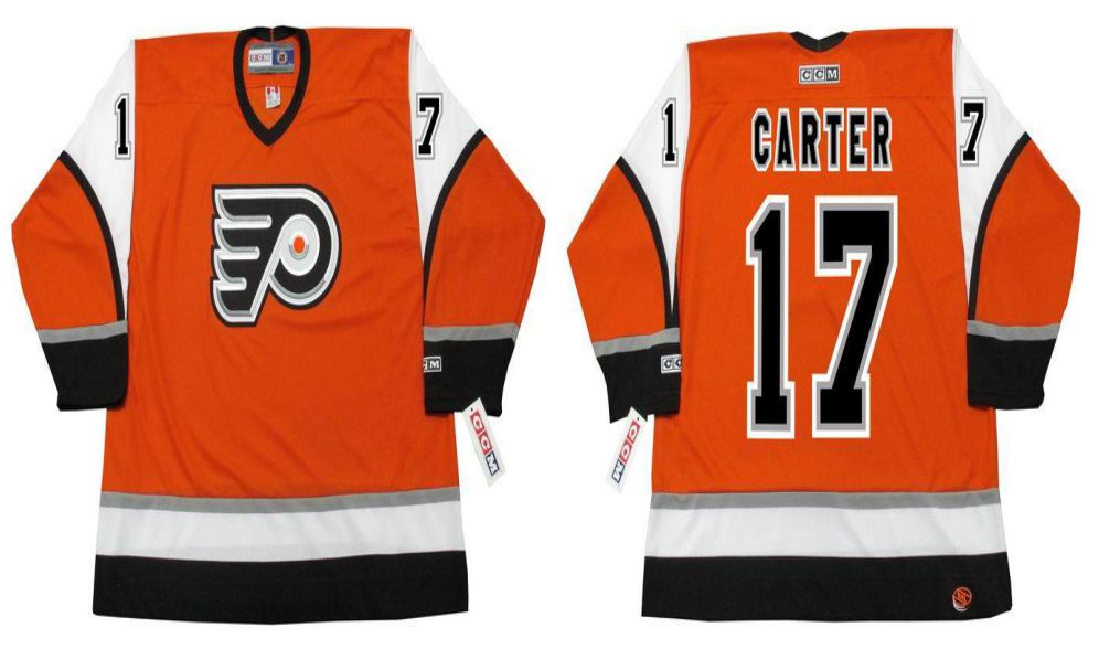 2019 Men Philadelphia Flyers #17 Carter Orange CCM NHL jerseys